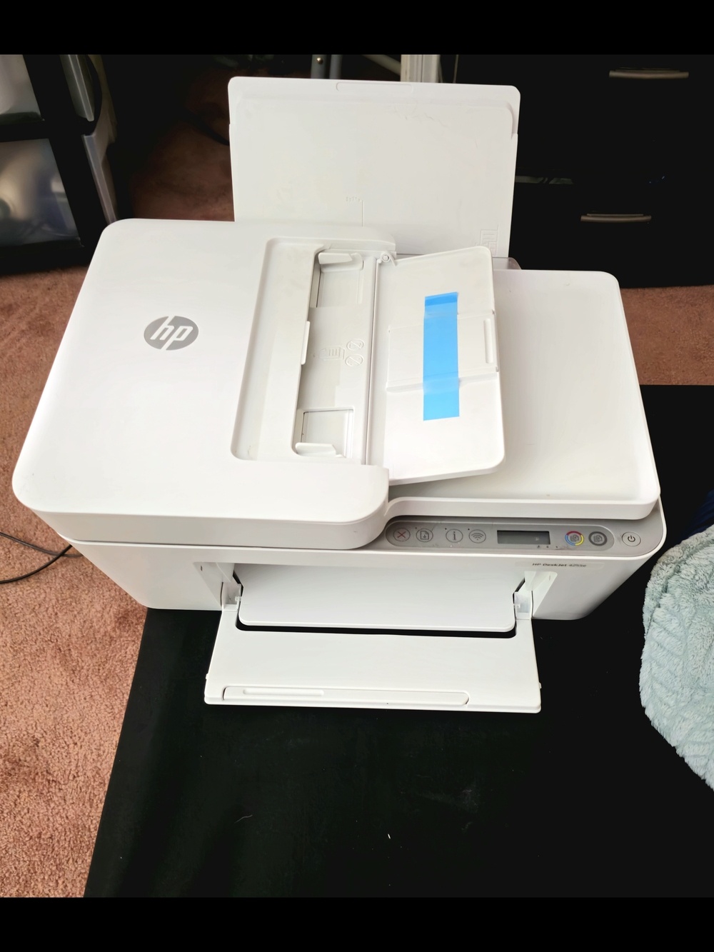 AI-enabled HP DeskJet 4255e Wireless Color Inkjet Printer, Scanner, Copier